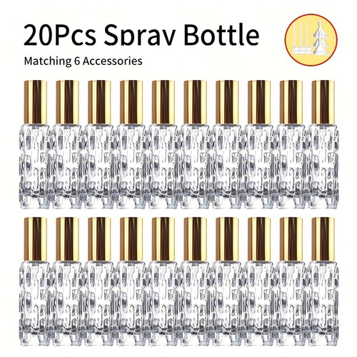 20pcs 10ml clear glass perfume - 20pcs,