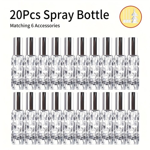20pcs 10ml clear glass - 20pcs,