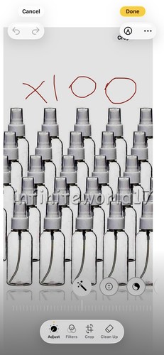 100 plastic perfume atomizer - x,