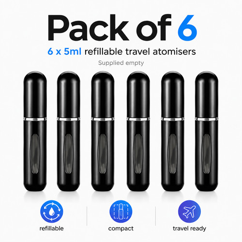 5ml mini refillable - 6x,