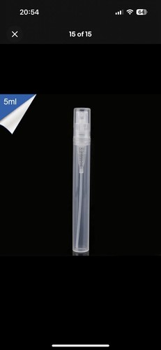 5ml clear spray bottle plastic - clear,